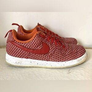 Nike Lunar Force 1 Undefeated SP University Red 652805-660 Mens sz 9.5 Preowned